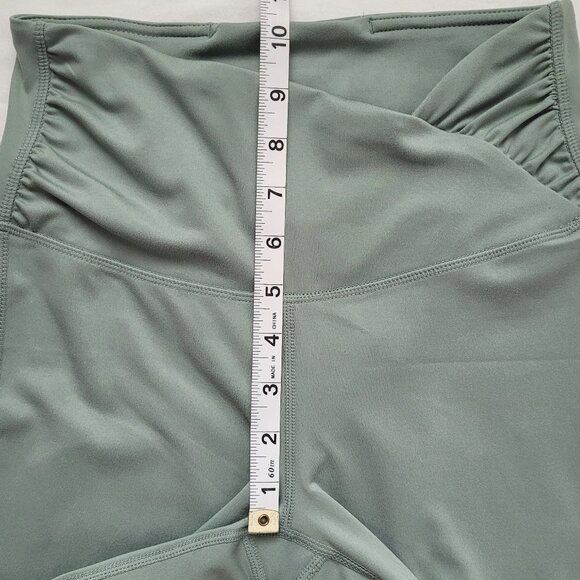 Yogalicious Olive Lux Harmony Lily Pad High-Waisted Flare Leggings Size X-Small - Picture 7 of 10